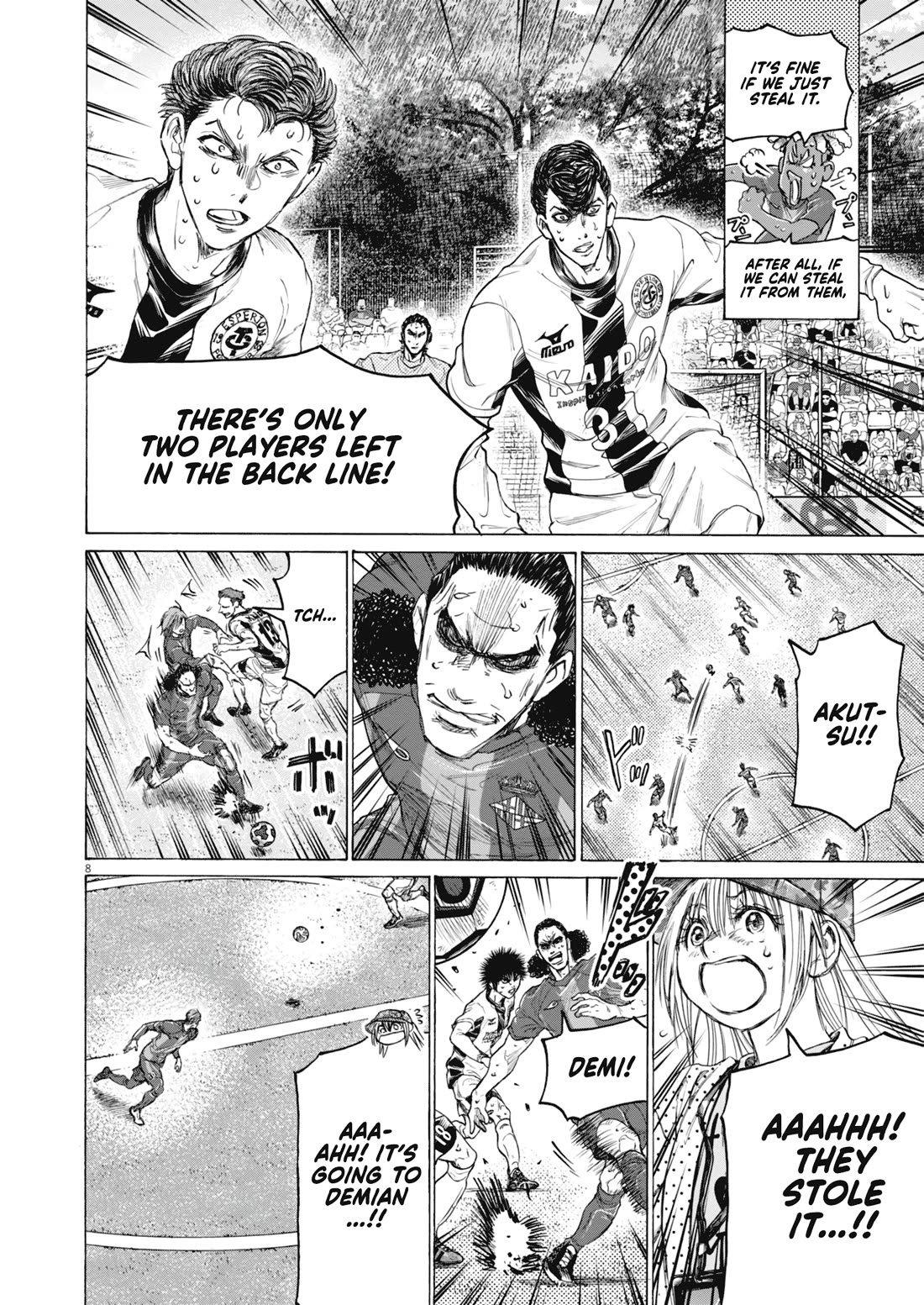 Ao Ashi Chapter 394 page 9 - Chapter 394: Over the Rainbow~Kill the King (4)