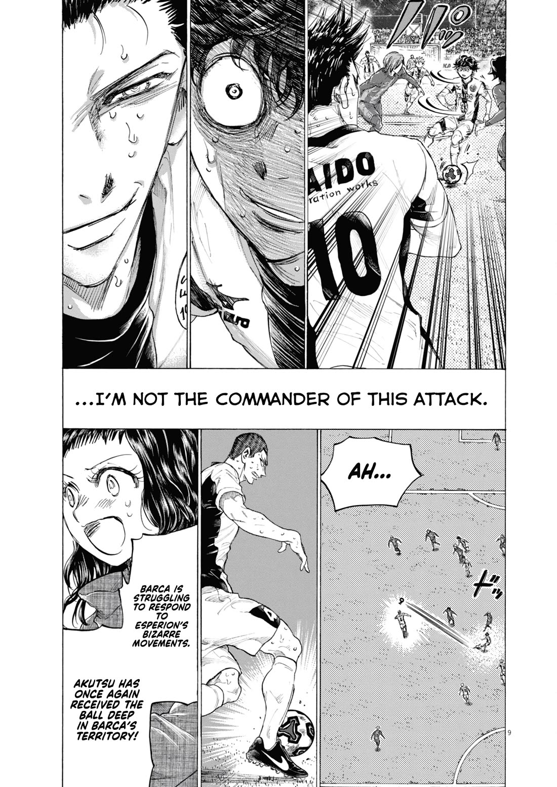 Ao Ashi Chapter 395 page 10 - Chapter 395: Over the Rainbow~Kill the King (5)