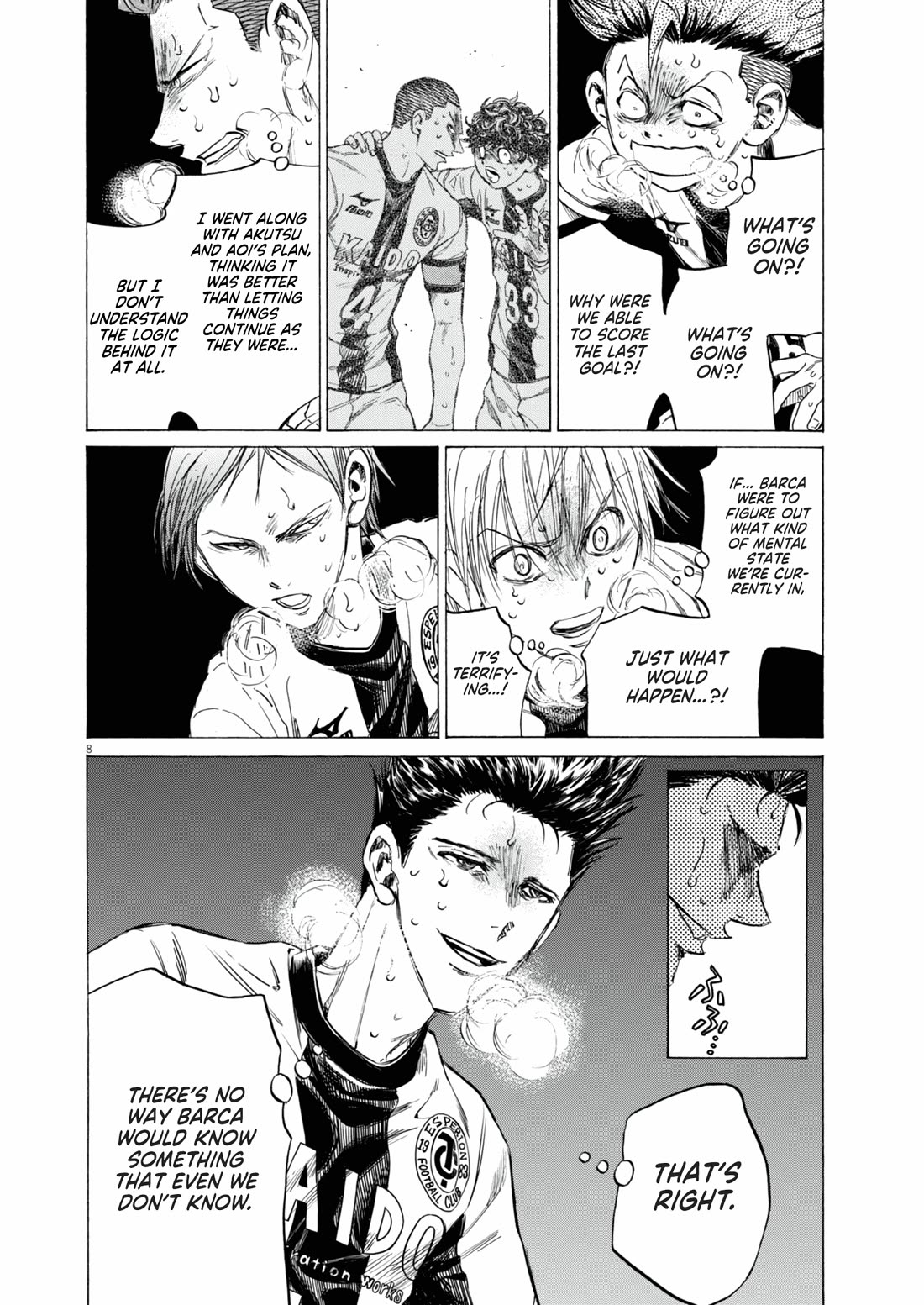 Ao Ashi Chapter 395 page 9 - Chapter 395: Over the Rainbow~Kill the King (5)
