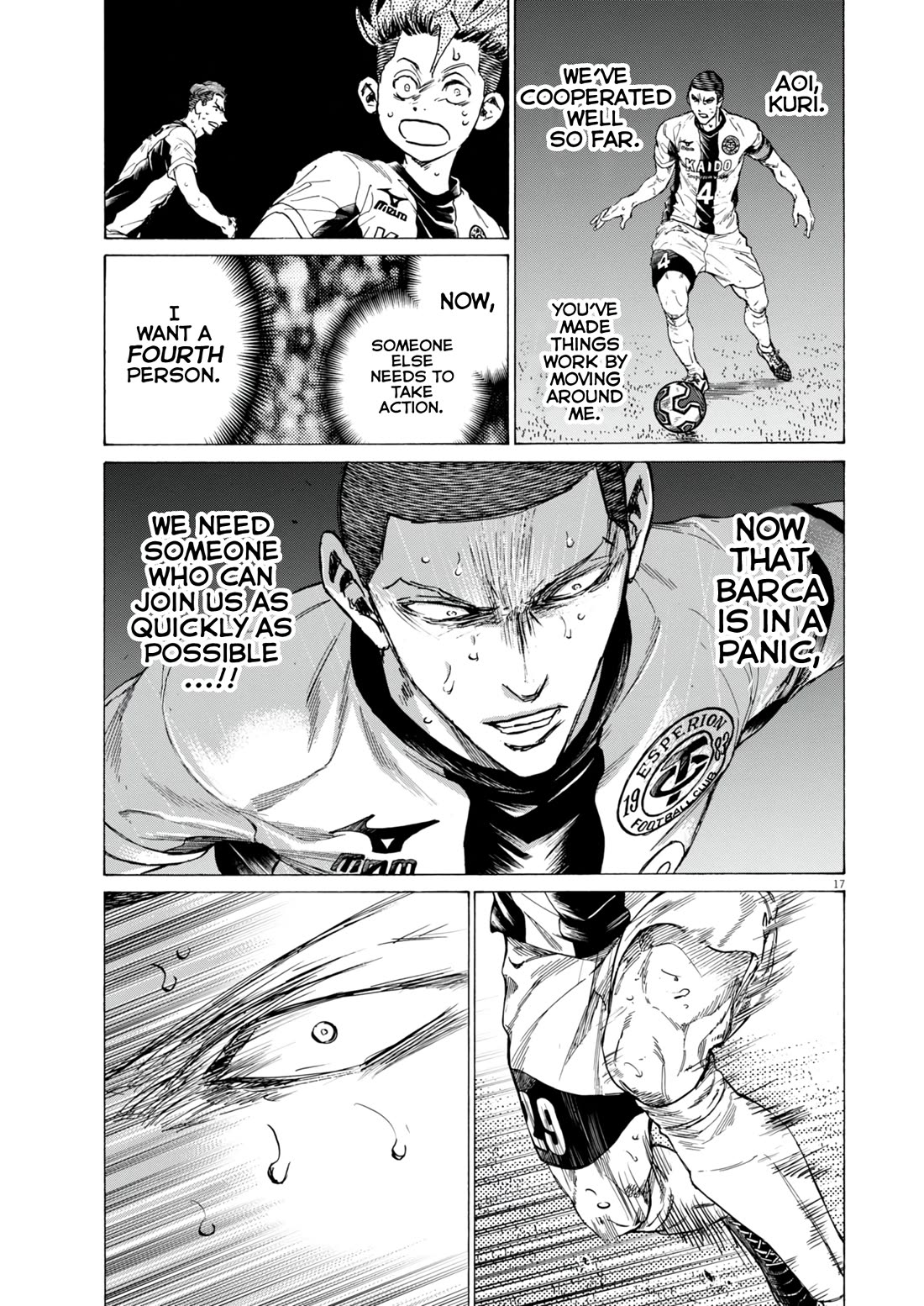 Ao Ashi Chapter 396 page 17 - Chapter 396: Over The Rainbow ~ Kill The King (6)