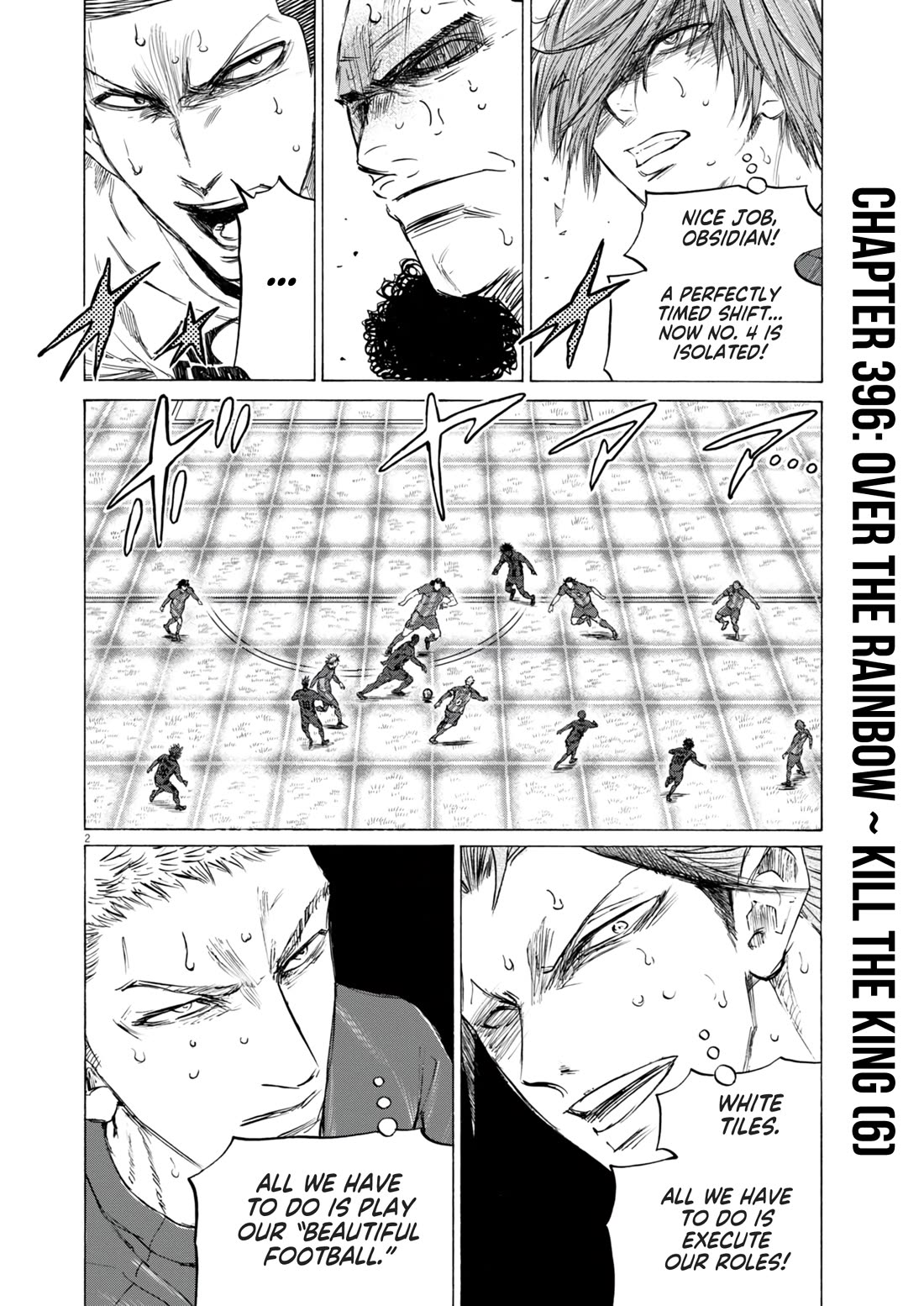 Ao Ashi Chapter 396 page 3 - Chapter 396: Over The Rainbow ~ Kill The King (6)