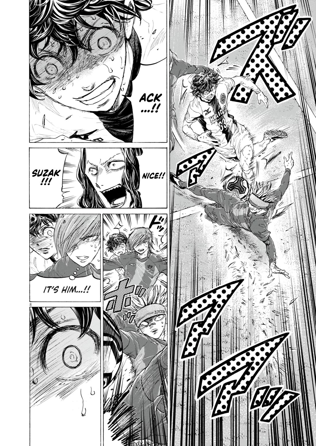 Ao Ashi Chapter 396 page 9 - Chapter 396: Over The Rainbow ~ Kill The King (6)