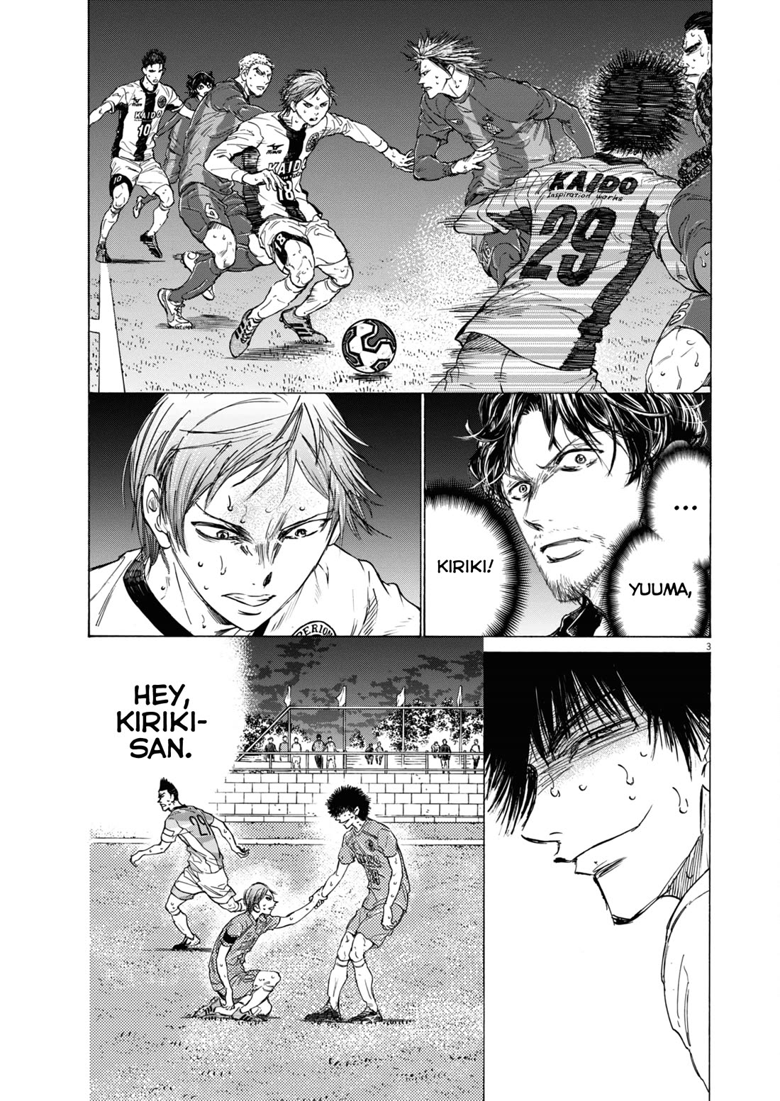 Ao Ashi Chapter 397 page 4 - Chapter 397: Over the Rainbow~Kill the King (7)