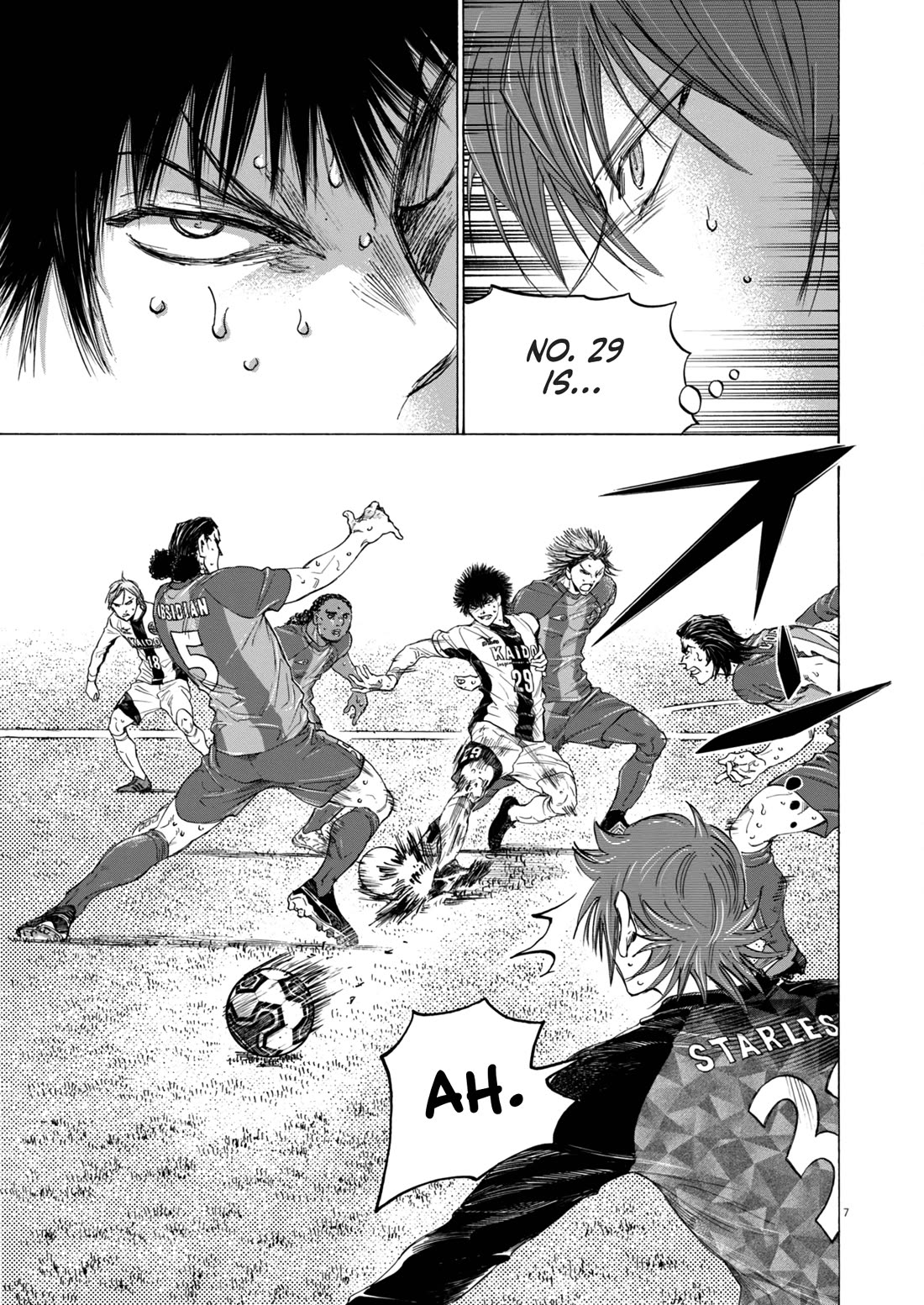 Ao Ashi Chapter 397 page 8 - Chapter 397: Over the Rainbow~Kill the King (7)