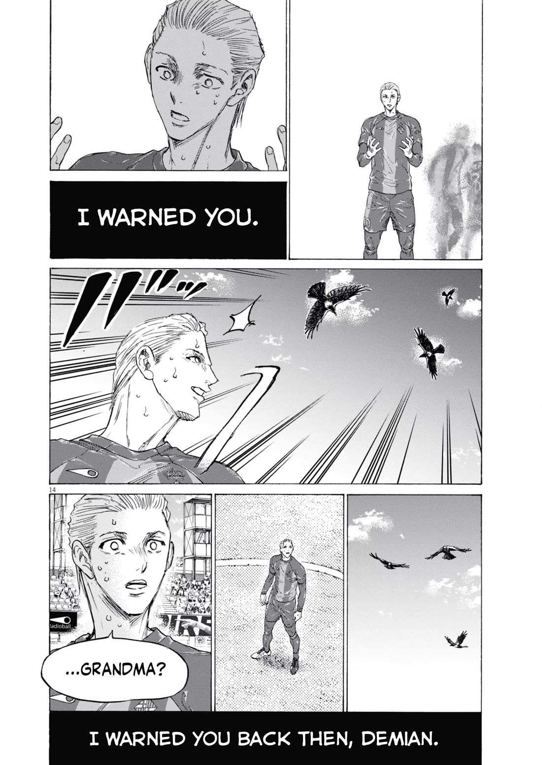Ao Ashi Chapter 398 page 14 - Chapter 398: Over the Rainbow~Kill the King (8)