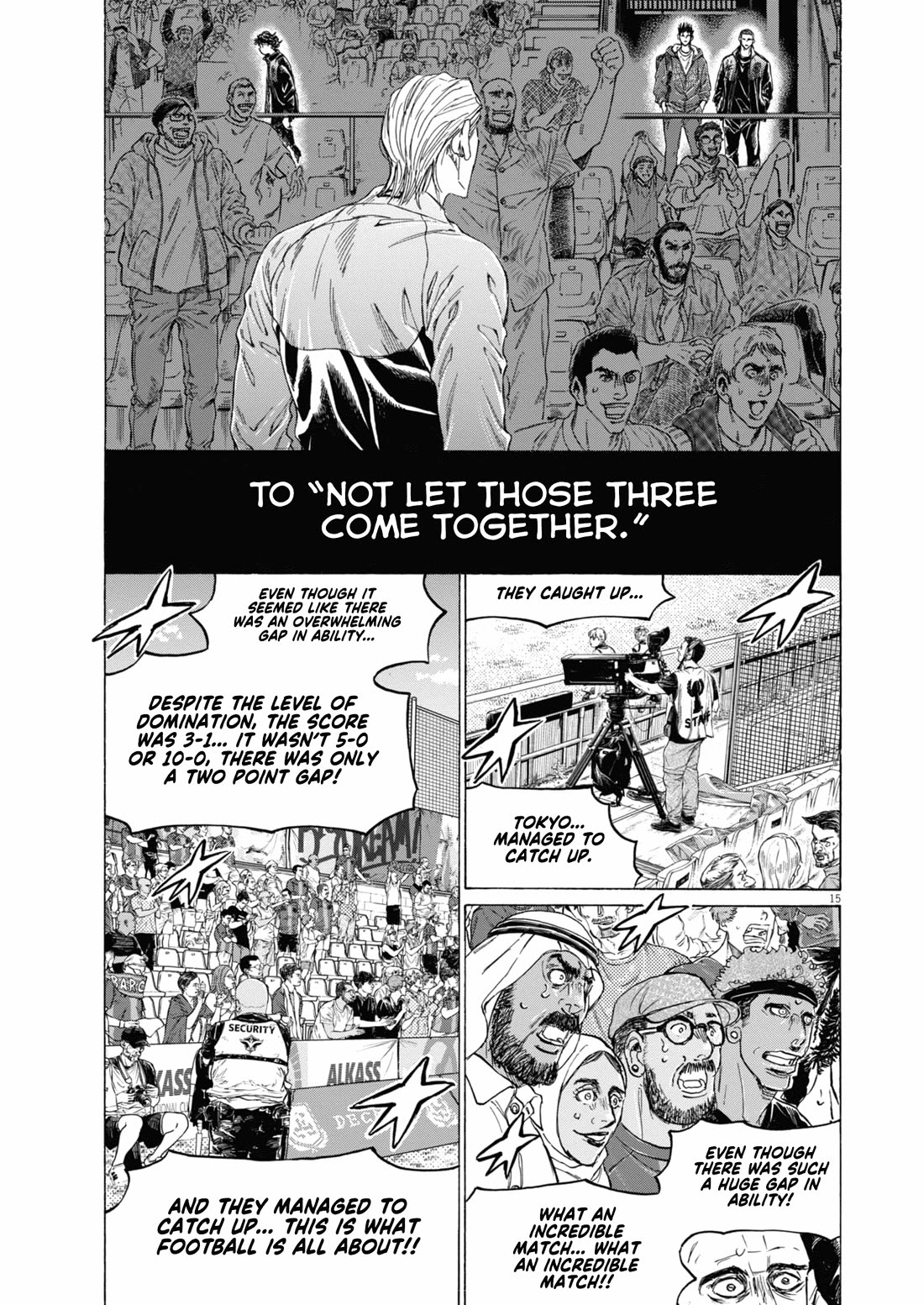 Ao Ashi Chapter 398 page 15 - Chapter 398: Over the Rainbow~Kill the King (8)