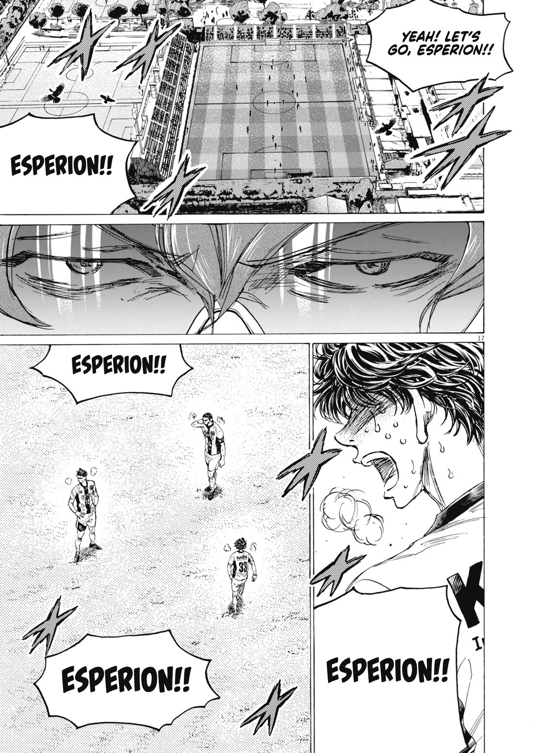 Ao Ashi Chapter 398 page 17 - Chapter 398: Over the Rainbow~Kill the King (8)