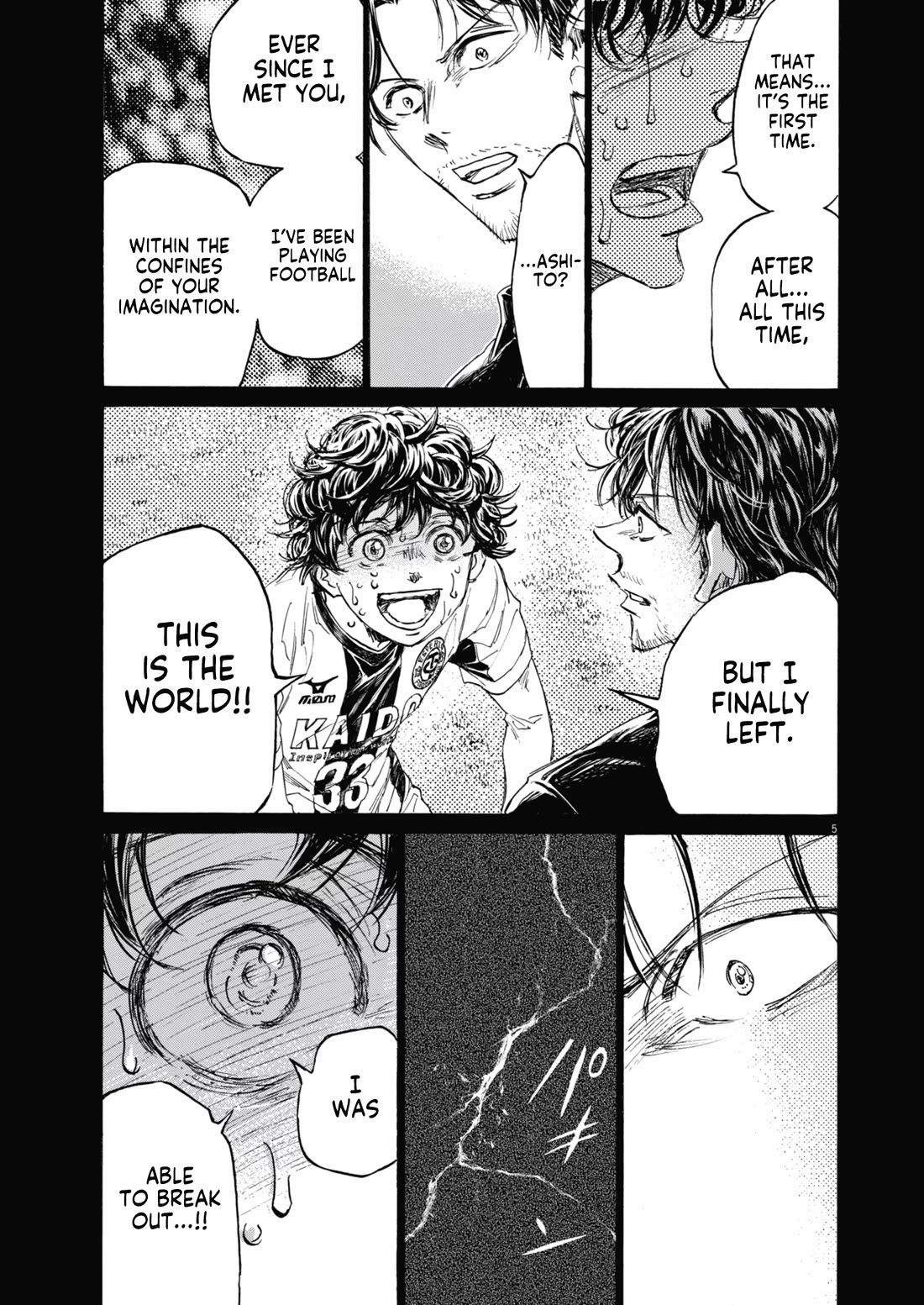 Ao Ashi Chapter 398 page 6 - Chapter 398: Over the Rainbow~Kill the King (8)