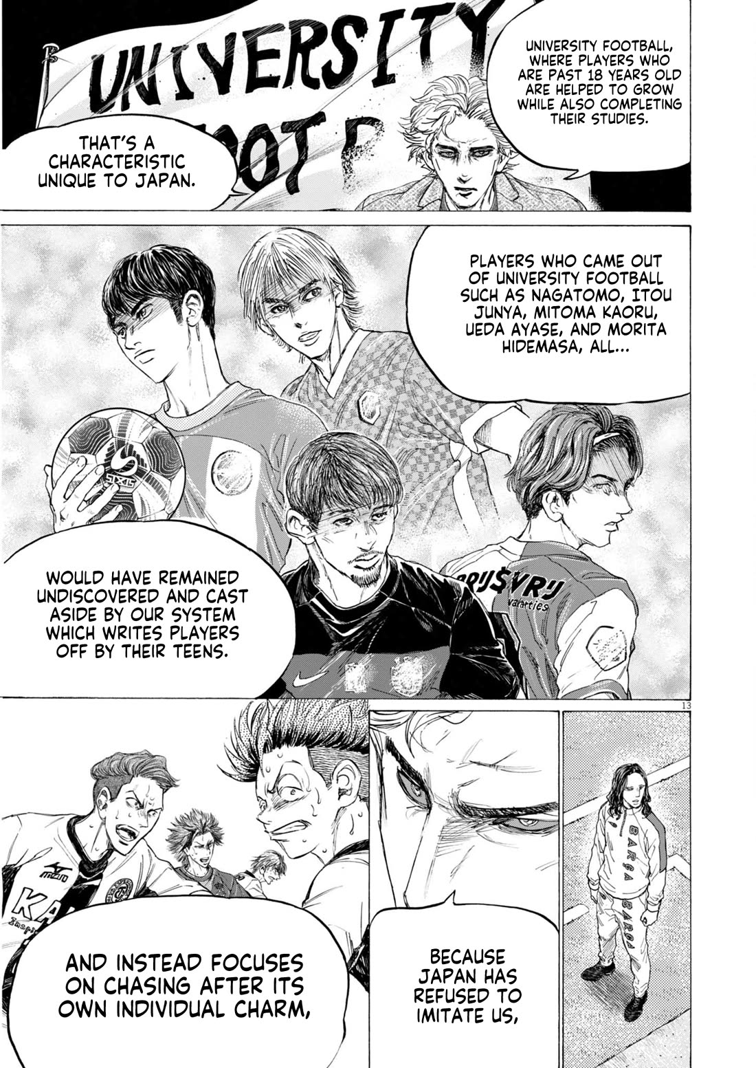 Ao Ashi Chapter 399 page 14 - Chapter 399: You're the Hero