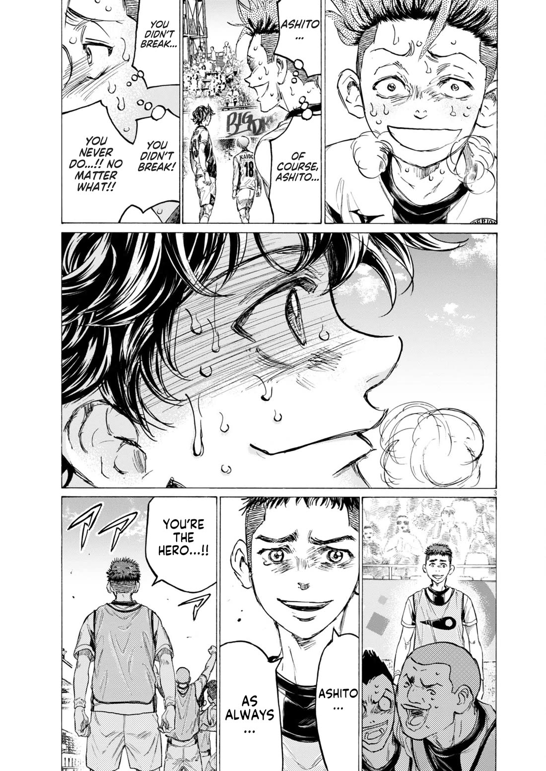Ao Ashi Chapter 399 page 4 - Chapter 399: You're the Hero