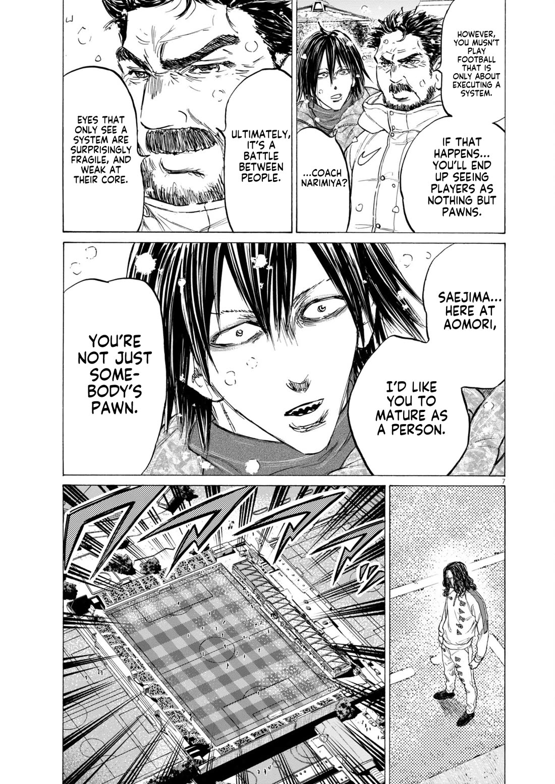 Ao Ashi Chapter 399 page 8 - Chapter 399: You're the Hero