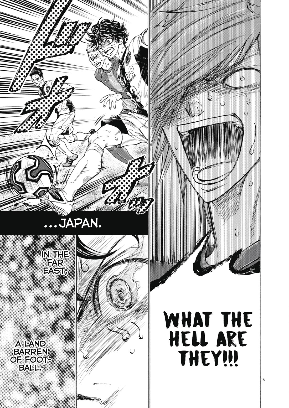 Ao Ashi Chapter 402 page 16 - Chapter 402: That Country's Name