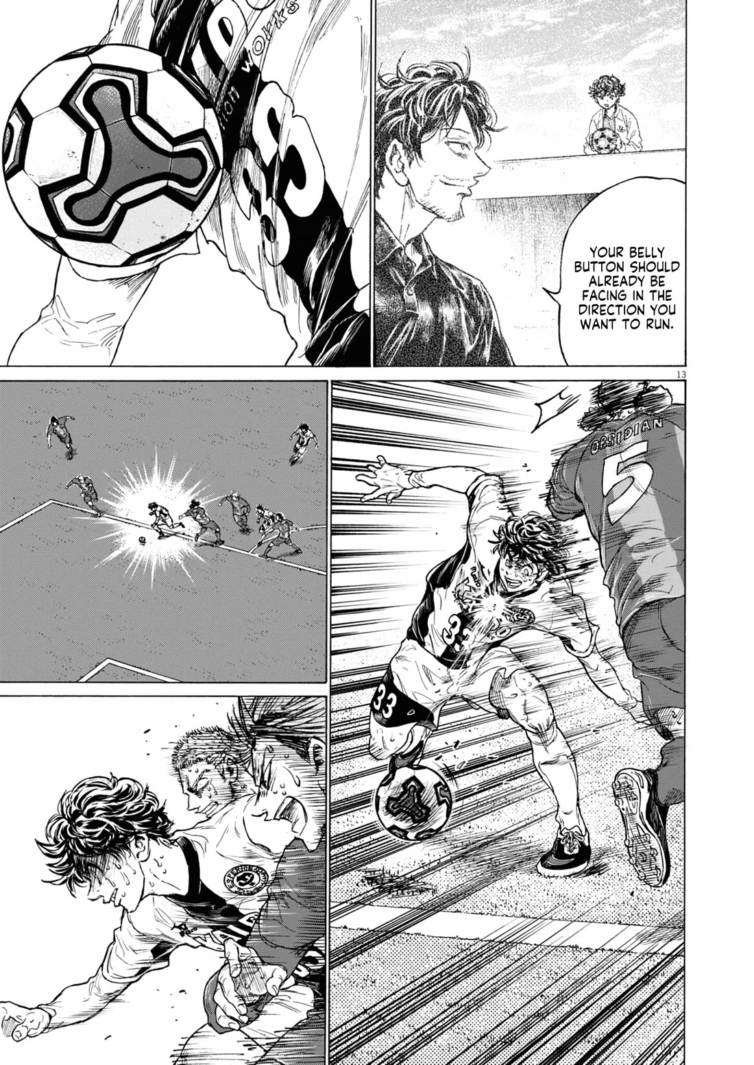 Ao Ashi Chapter 406 page 13 - Chapter 406: Mushin Pakusu