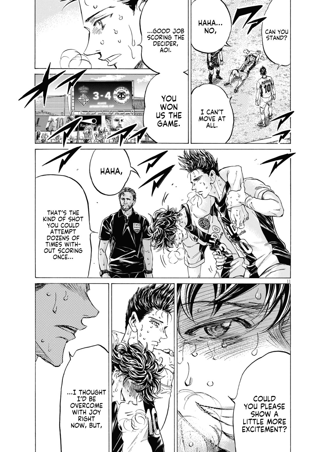 Ao Ashi Chapter 407 page 12 - Chapter 407: The End of the Beginning