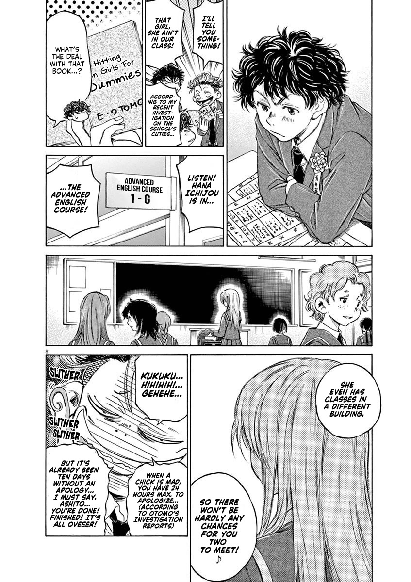 Ao Ashi Chapter 45 page 8 - Chapter 45: Scene at the Day of the Entrance Ceremony