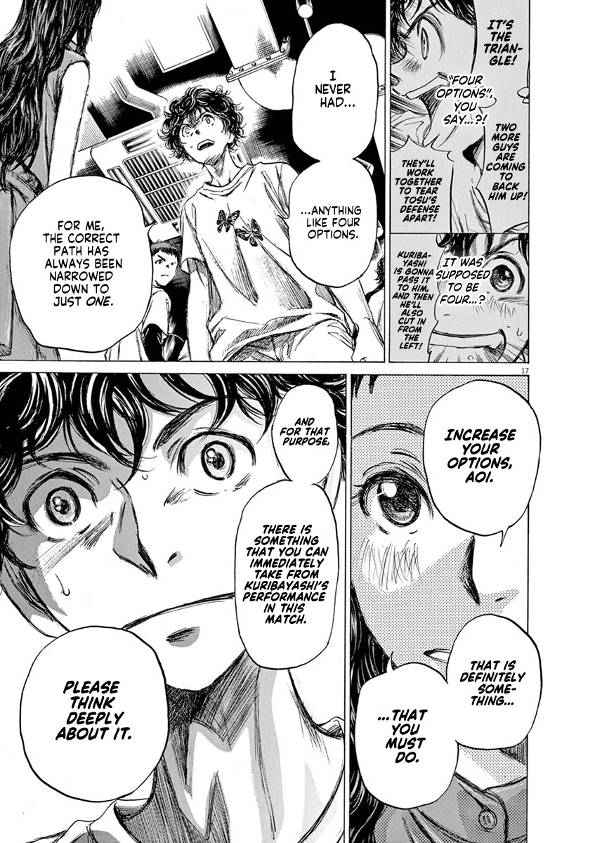 Ao Ashi Chapter 57 page 17 - Chapter 57: The Greatest Masterpiece