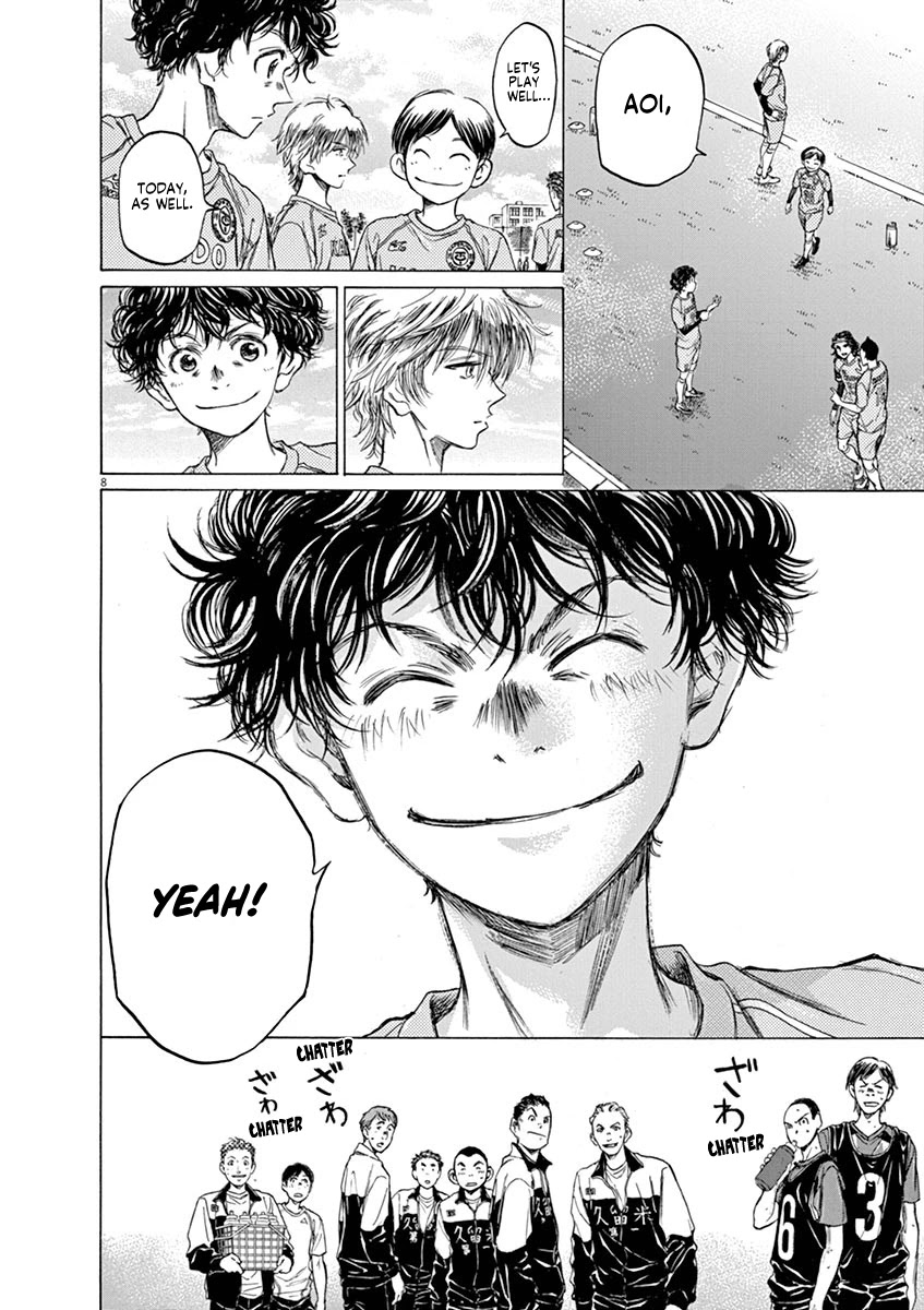 Ao Ashi Chapter 59 page 8 - Chapter 59: Tokyo Division League, 2nd Match: VS Kurume Daiichi High