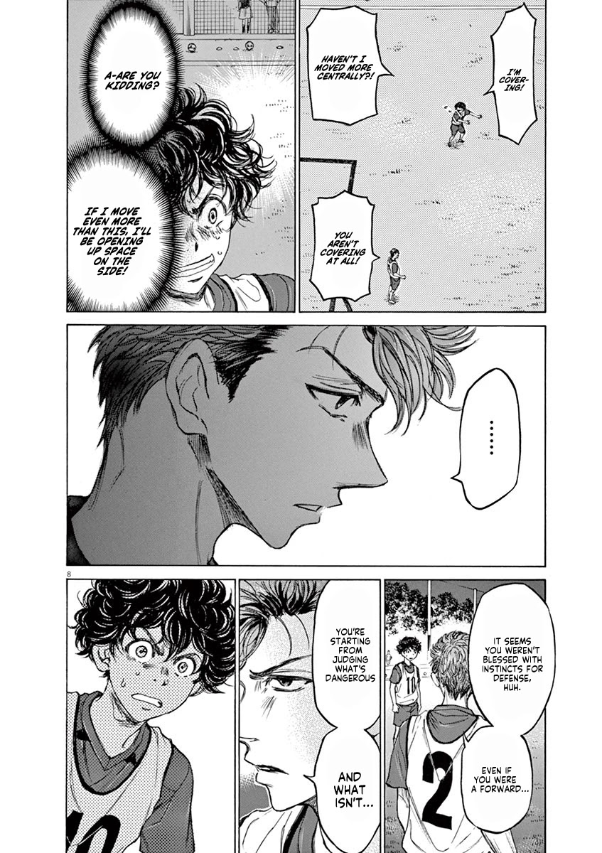 Ao Ashi Chapter 67 page 8 - Chapter 67: Confined