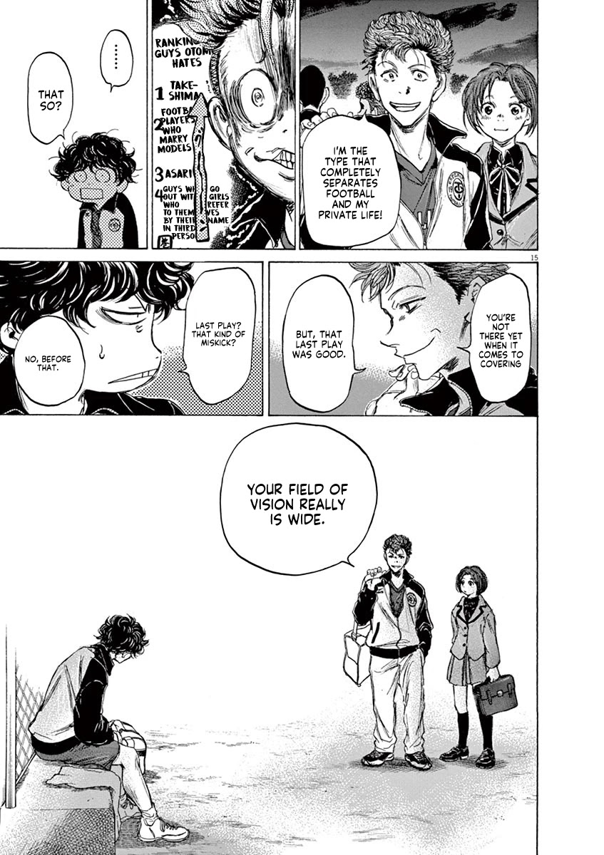 Ao Ashi Chapter 69 page 15 - Chapter 69: Aware