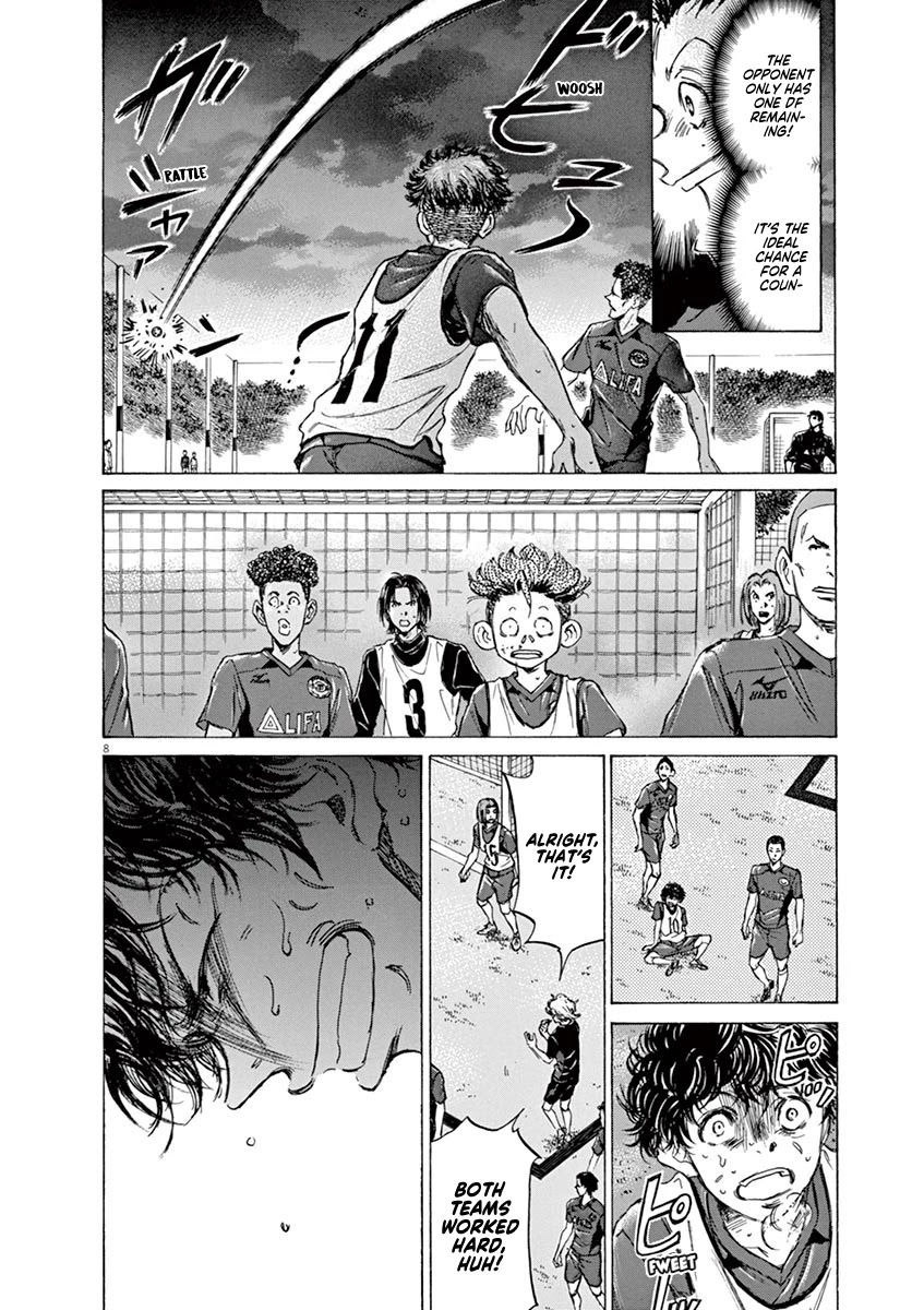Ao Ashi Chapter 69 page 8 - Chapter 69: Aware