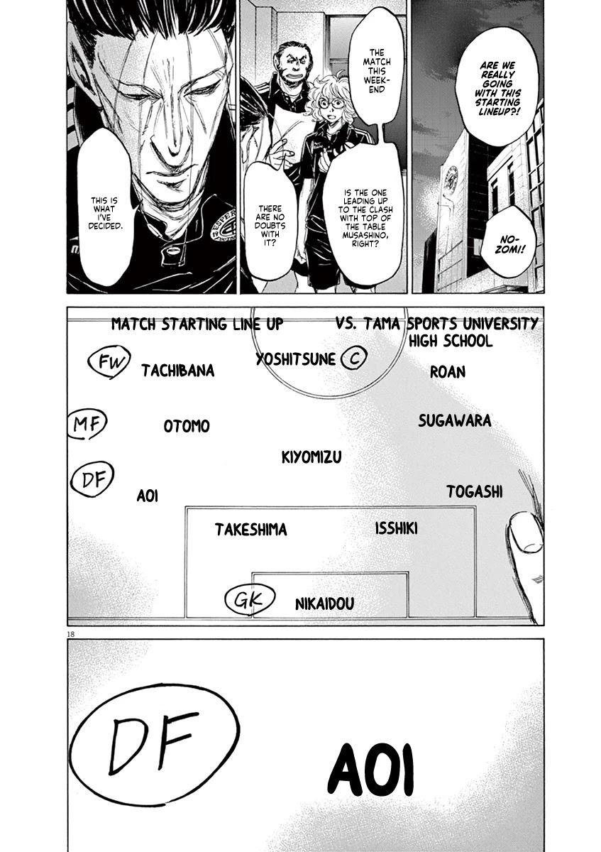 Ao Ashi Chapter 75 page 19 - Chapter 75: At the Entrance of Mitaka Station (2)