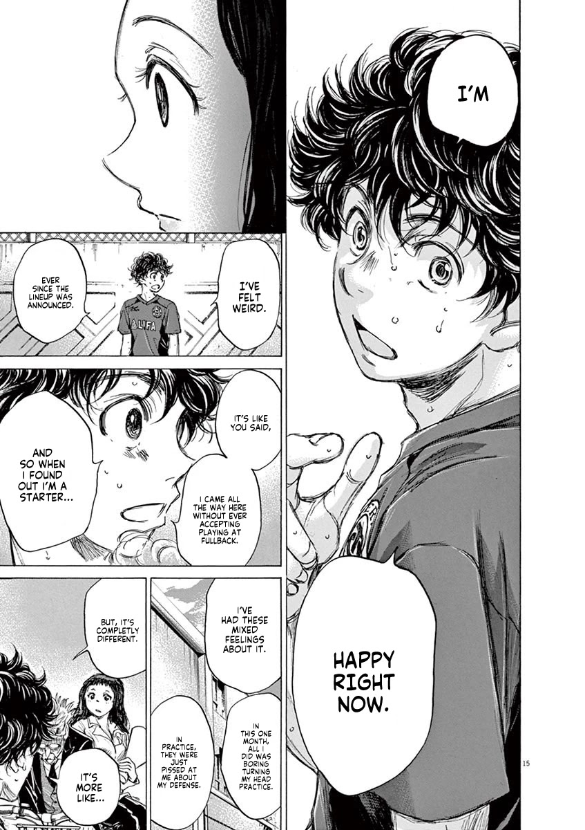 Ao Ashi Chapter 76 page 16 - Chapter 76: Happy