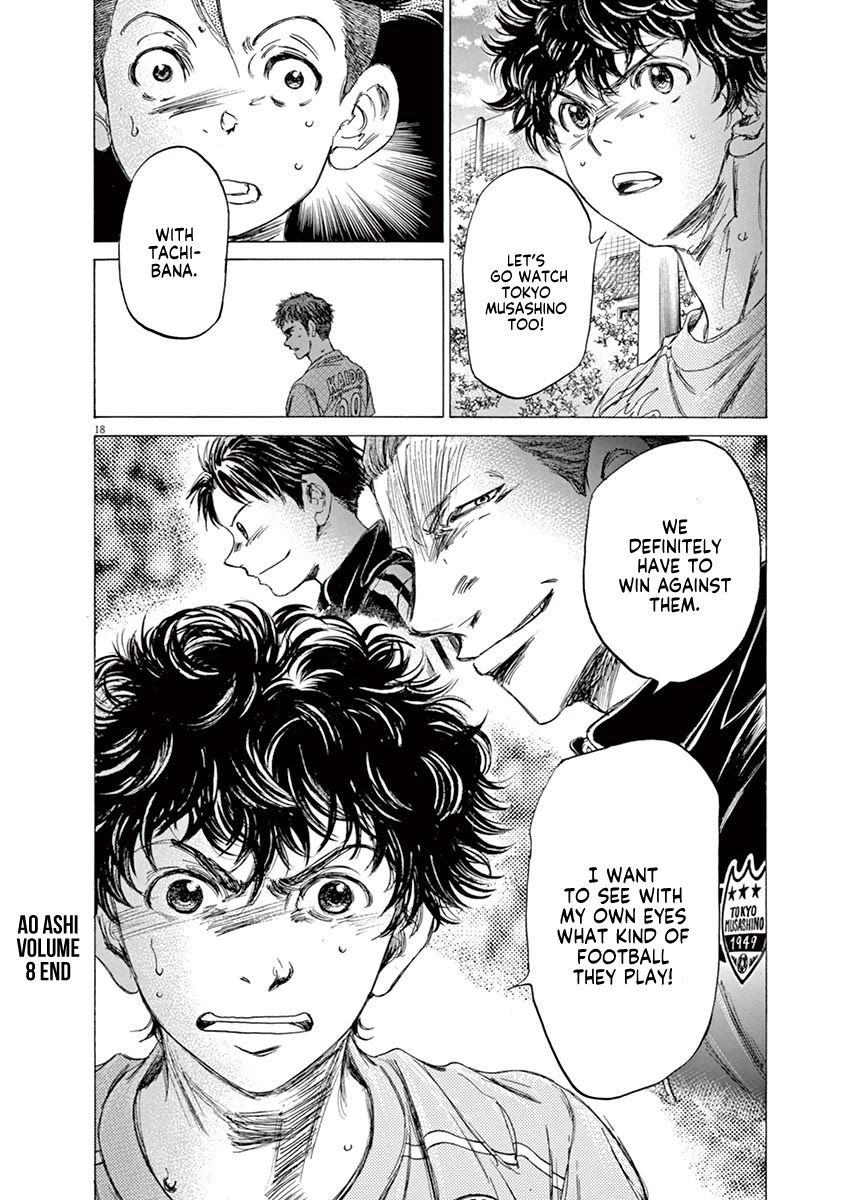 Ao Ashi Chapter 83 page 19 - Chapter 83: Dejected Face