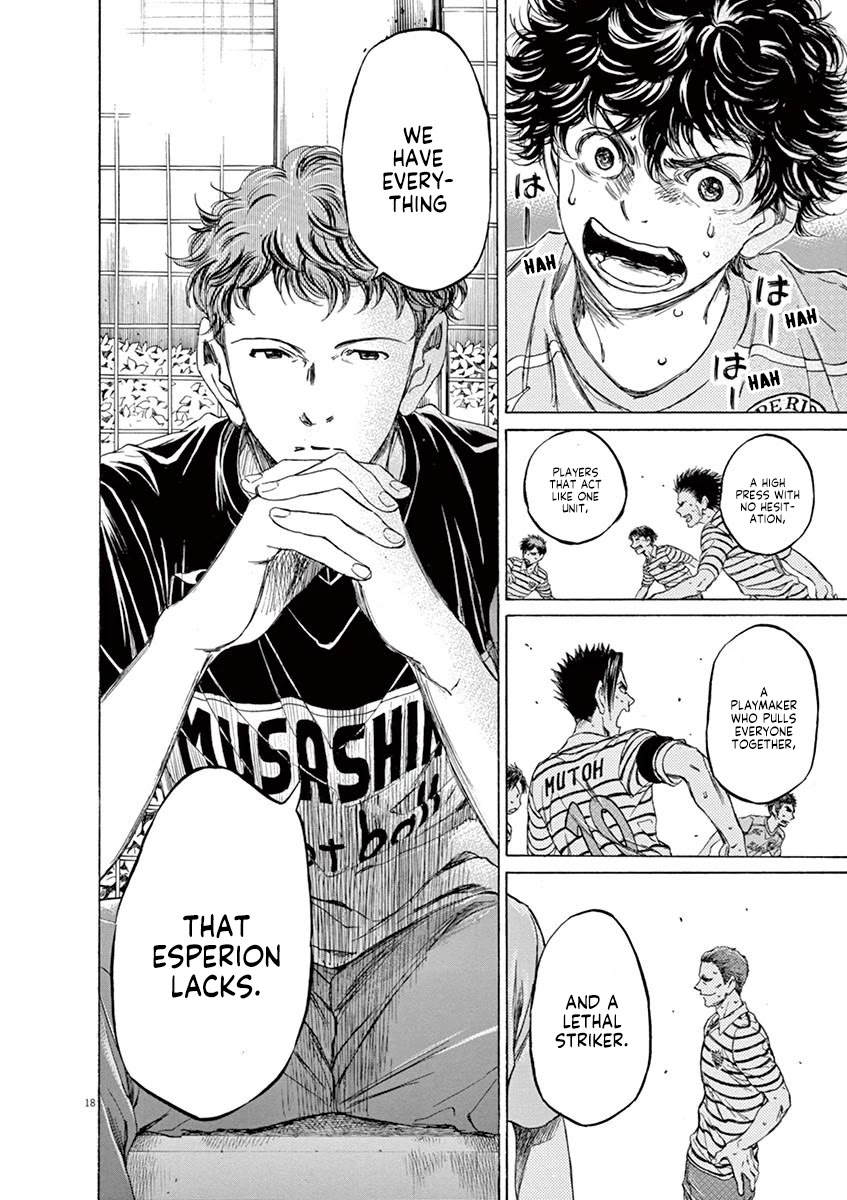 Ao Ashi Chapter 97 page 18 - Chapter 97: Strong Leadership