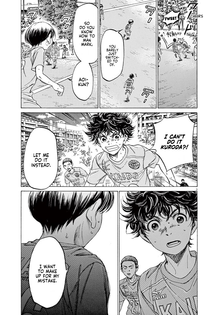 Ao Ashi Chapter 98 page 3 - Chapter 98: Marking Time