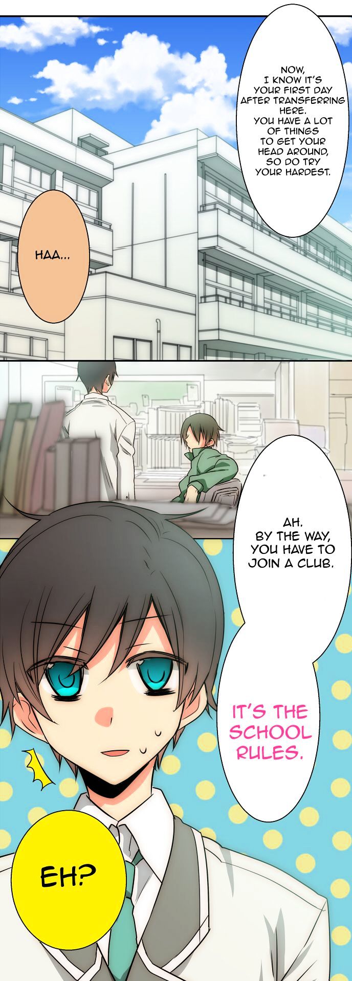 Ao Haru Fetishism Chapter 1 page 2 - Chapter 1
