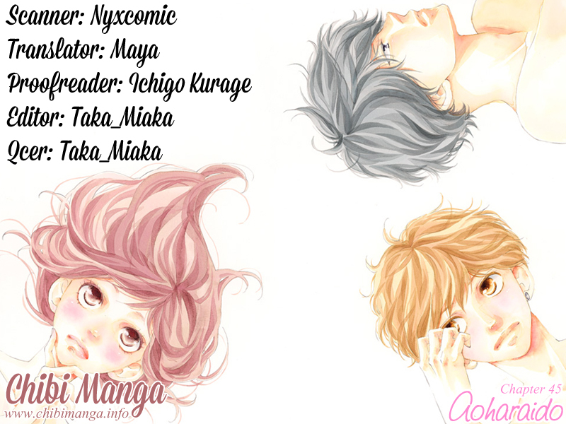 Ao Haru Ride Chapter 45 page 1 - Chapter 45