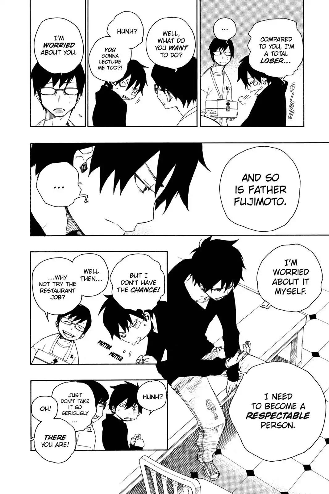 Ao no Exorcist Chapter 1 page 12 - Chapter 1: The Mockery of Satan