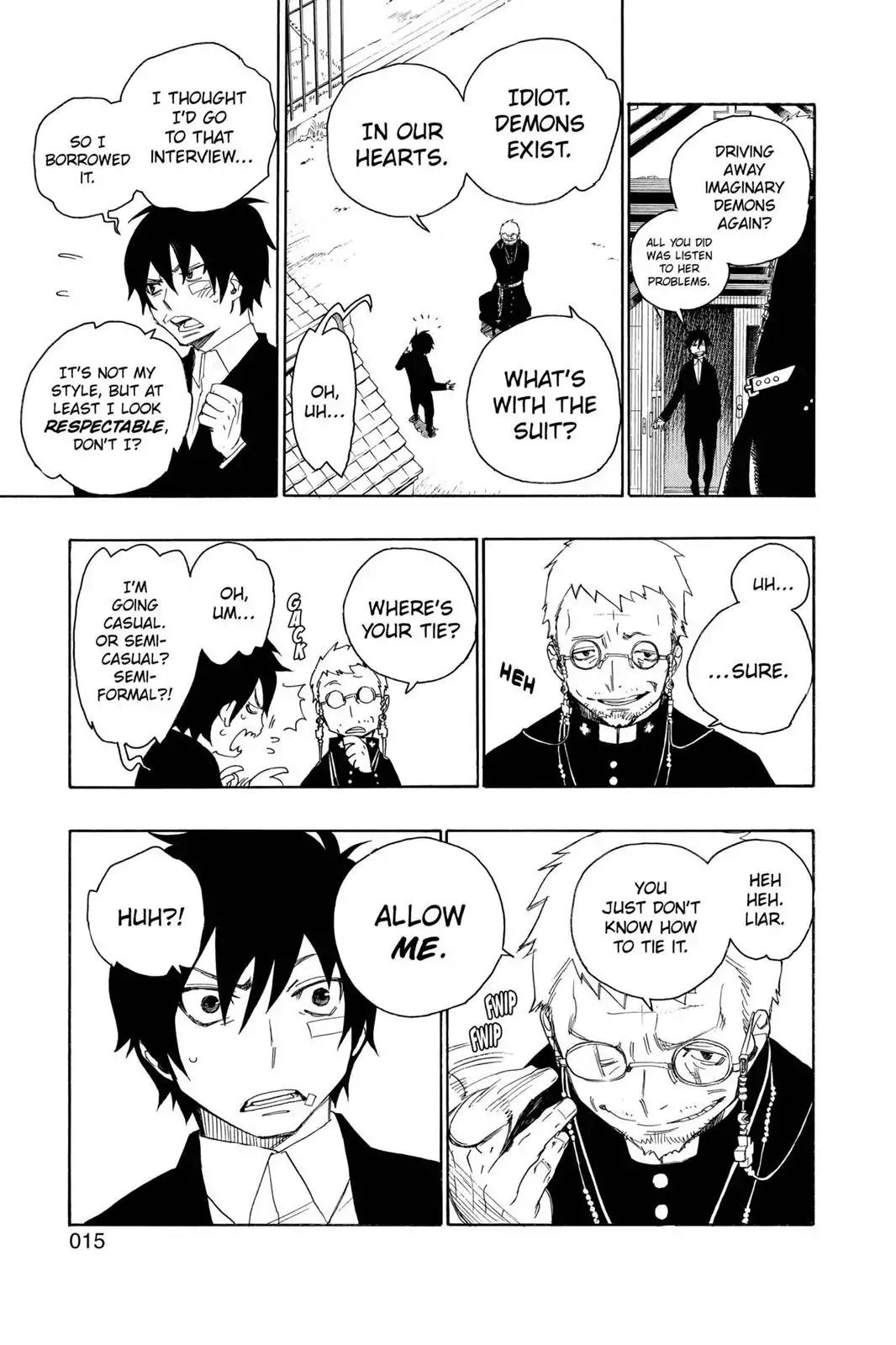 Ao no Exorcist Chapter 1 page 15 - Chapter 1: The Mockery of Satan
