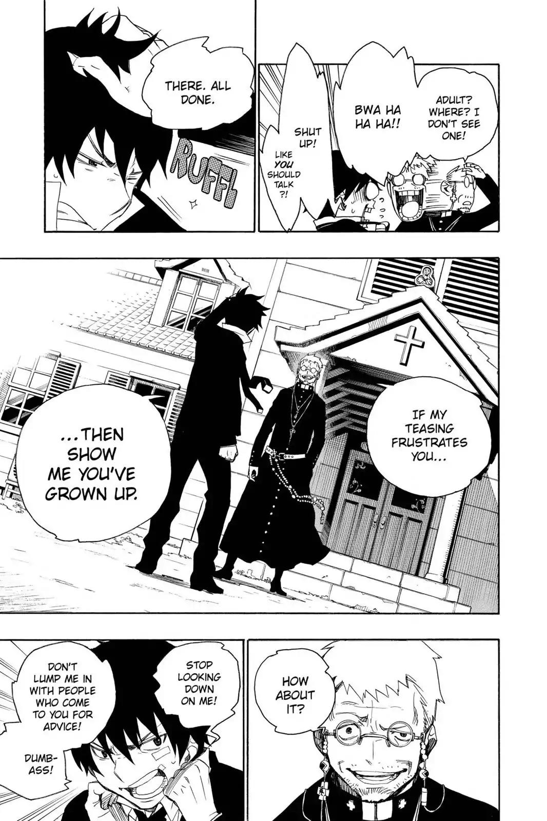 Ao no Exorcist Chapter 1 page 17 - Chapter 1: The Mockery of Satan