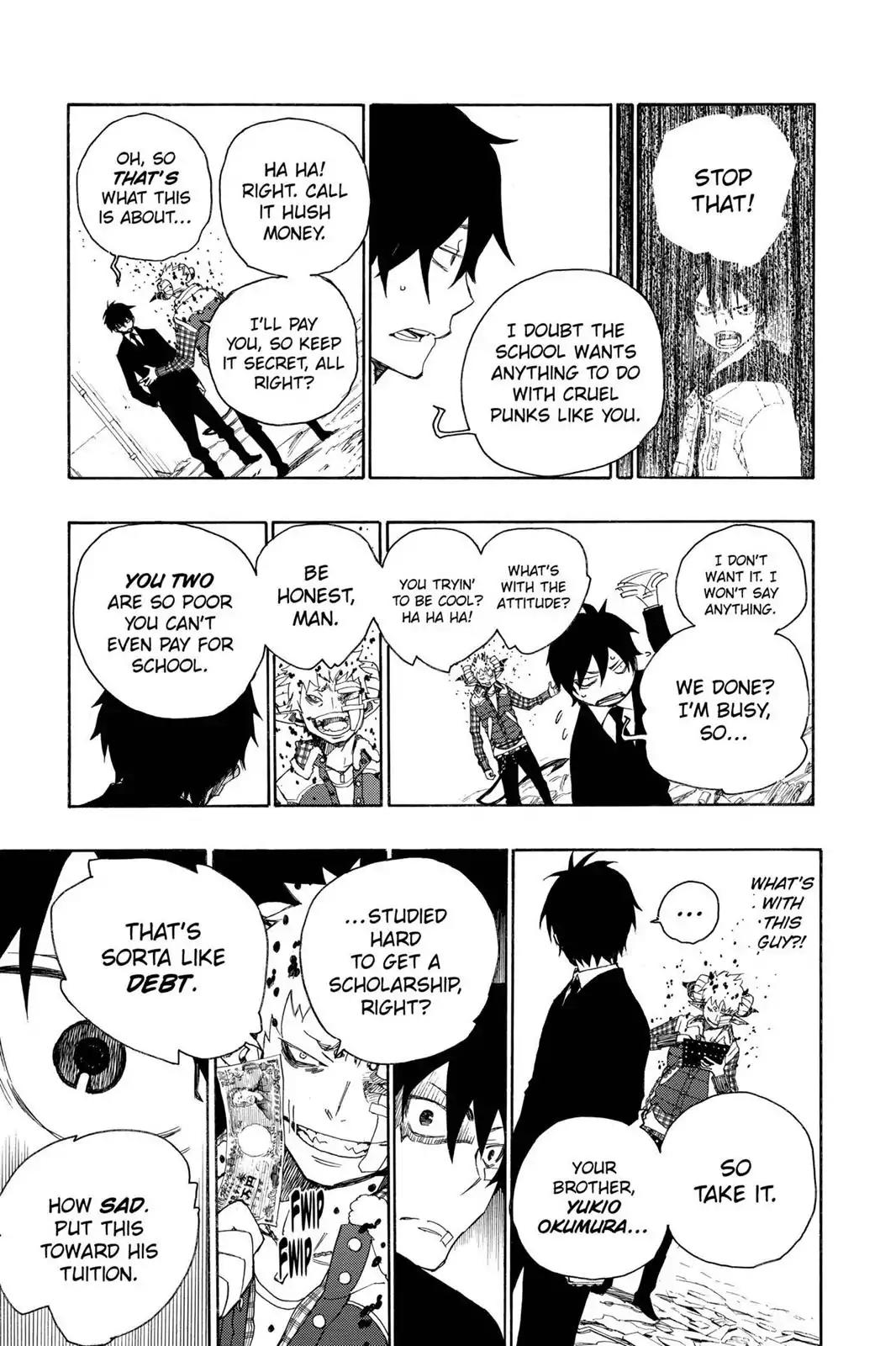 Ao no Exorcist Chapter 1 page 23 - Chapter 1: The Mockery of Satan