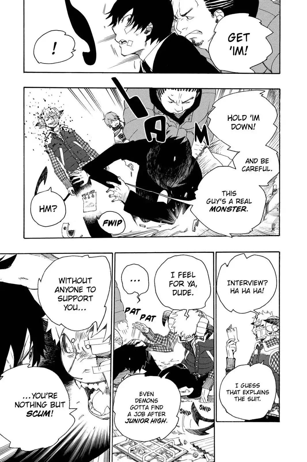 Ao no Exorcist Chapter 1 page 25 - Chapter 1: The Mockery of Satan