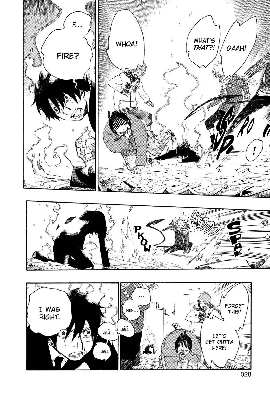 Ao no Exorcist Chapter 1 page 28 - Chapter 1: The Mockery of Satan