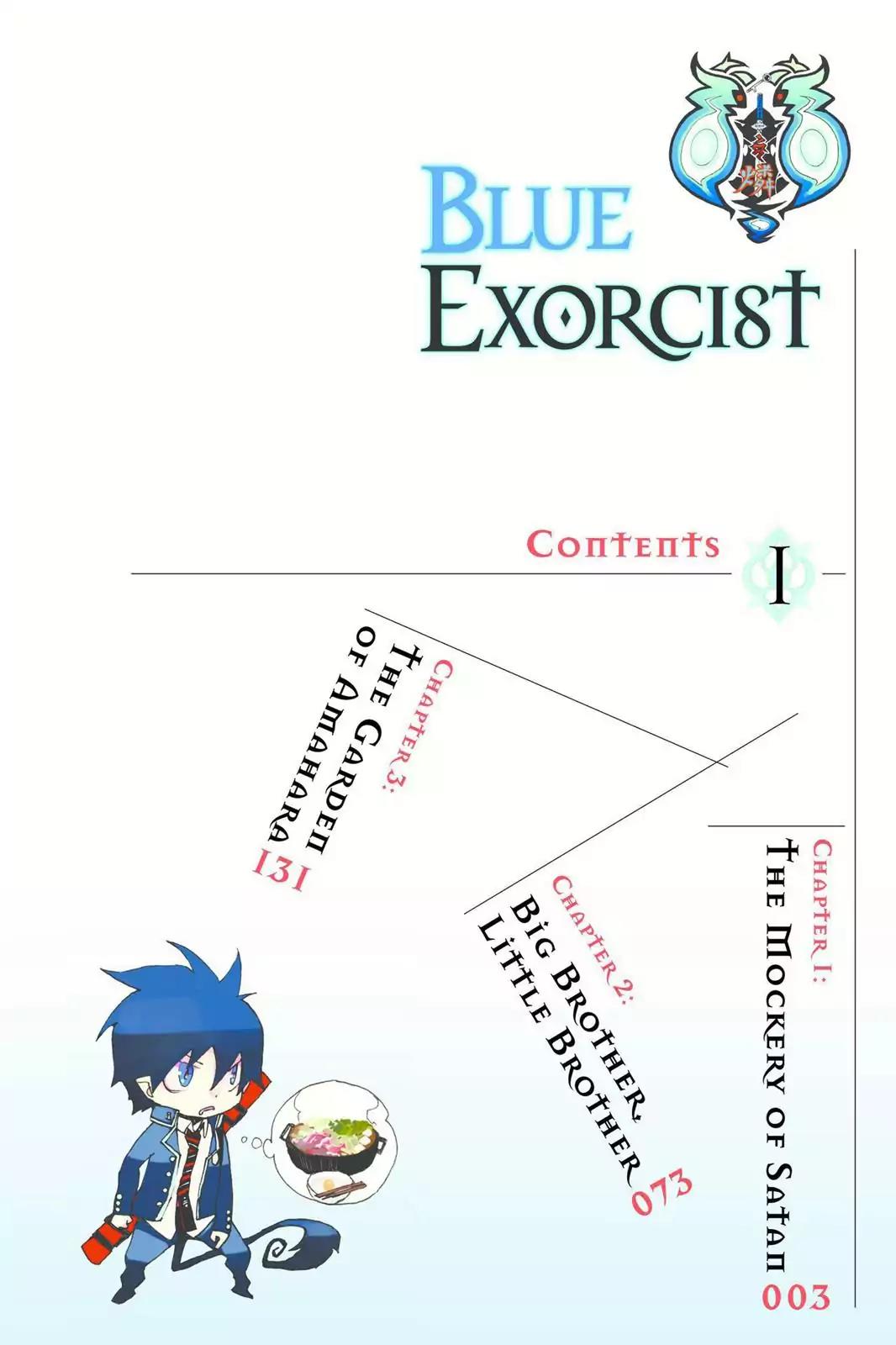 Ao no Exorcist Chapter 1 page 3 - Chapter 1: The Mockery of Satan