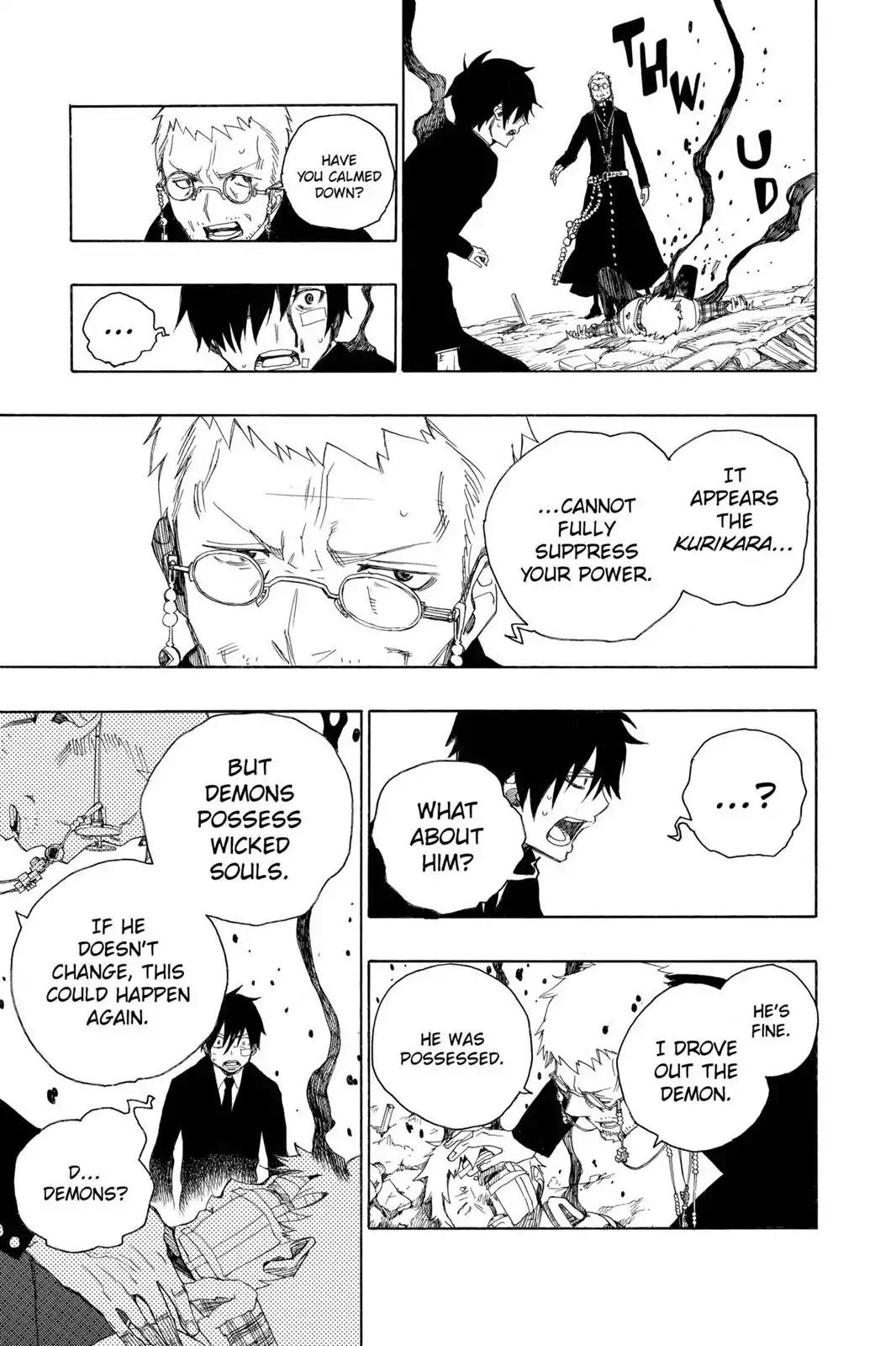 Ao no Exorcist Chapter 1 page 33 - Chapter 1: The Mockery of Satan