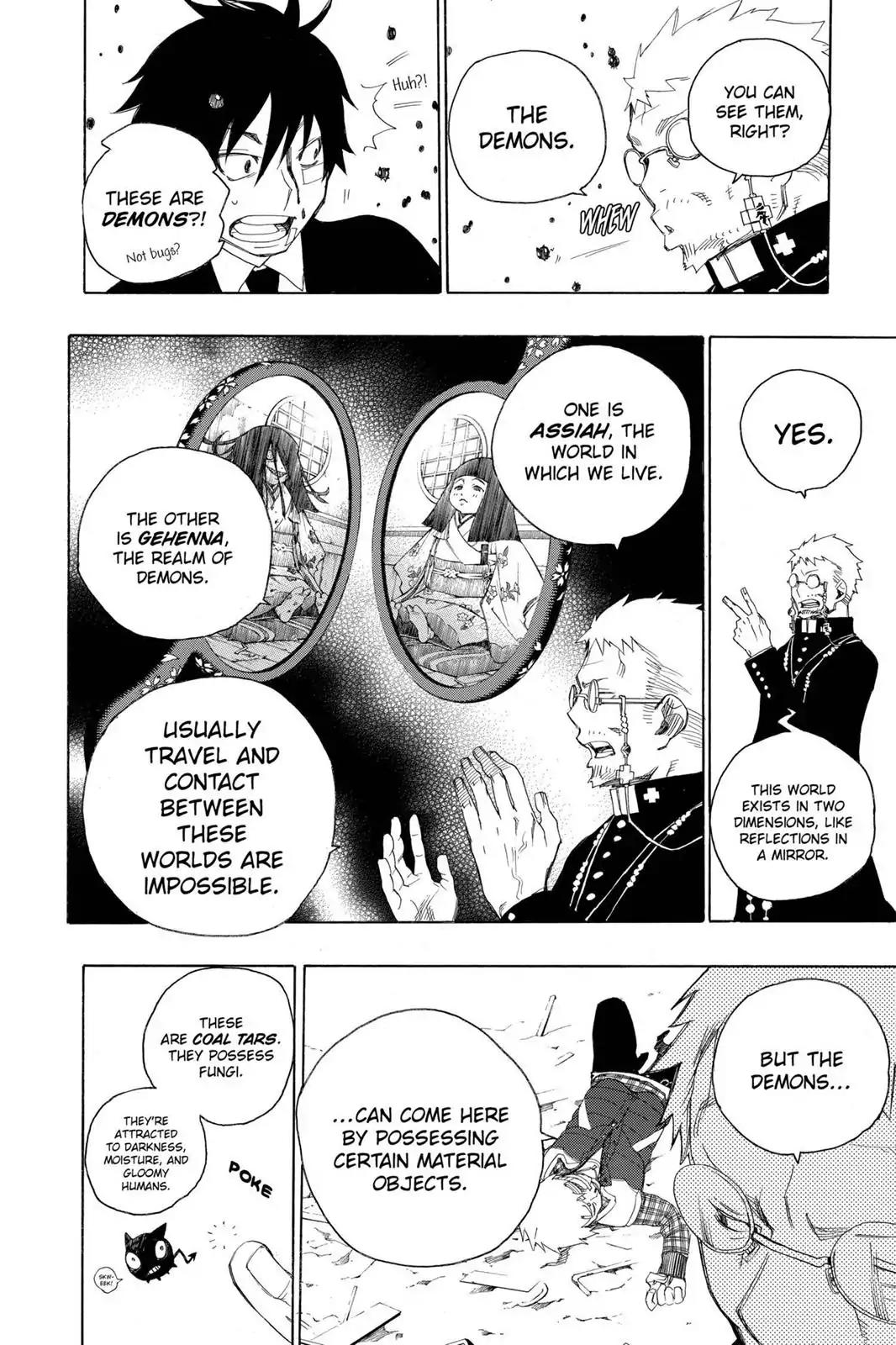 Ao no Exorcist Chapter 1 page 34 - Chapter 1: The Mockery of Satan