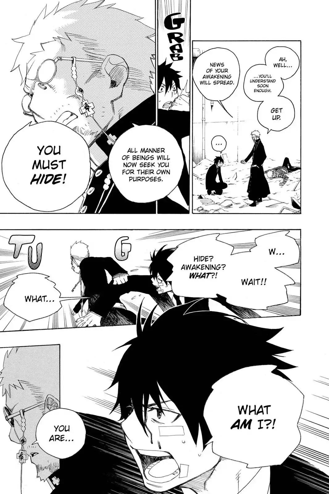 Ao no Exorcist Chapter 1 page 35 - Chapter 1: The Mockery of Satan