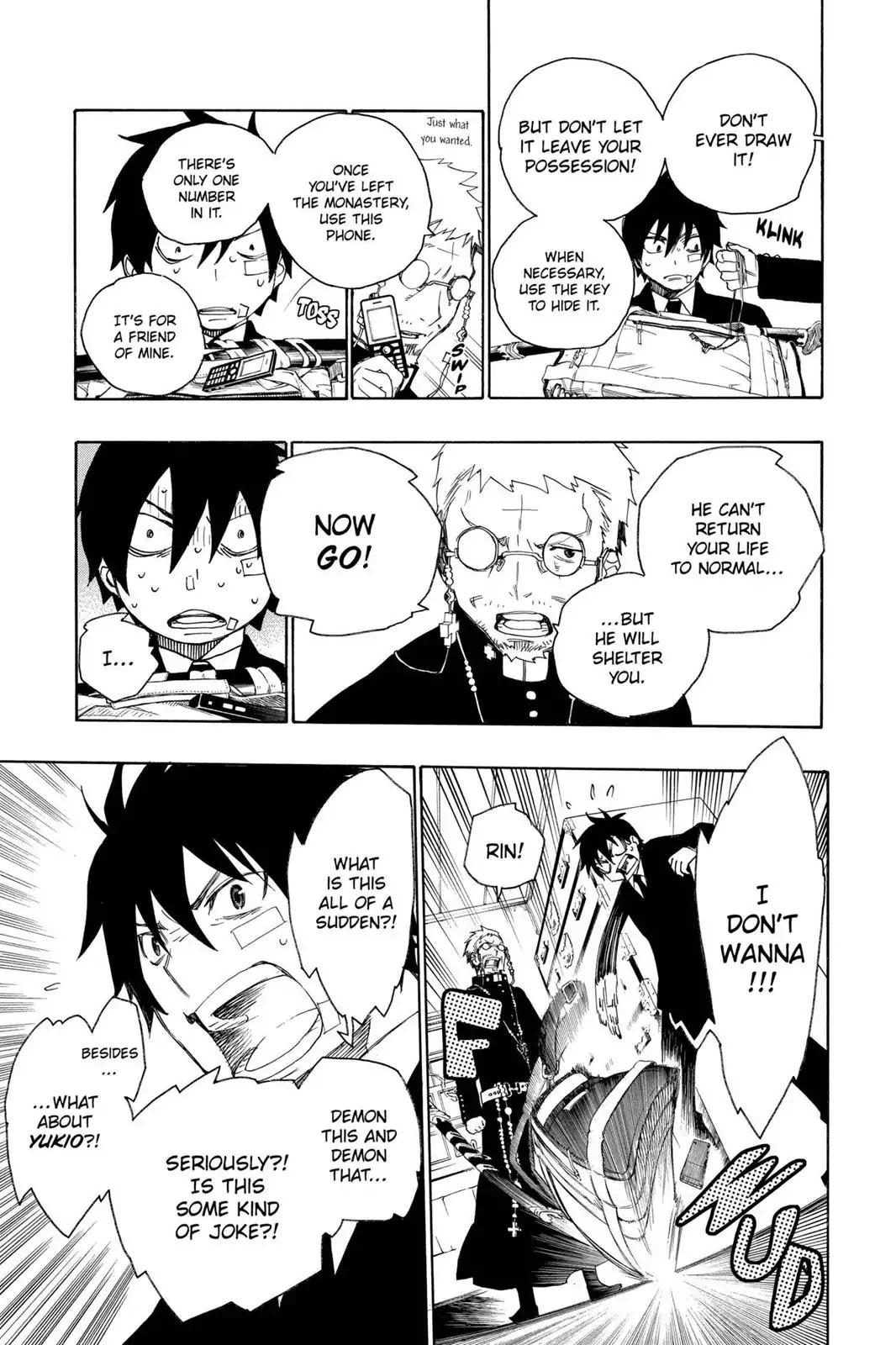 Ao no Exorcist Chapter 1 page 39 - Chapter 1: The Mockery of Satan