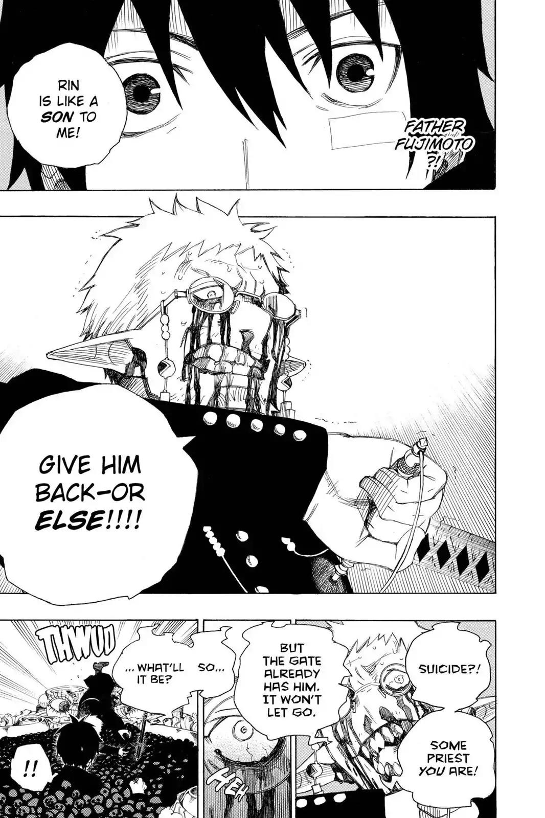Ao no Exorcist Chapter 1 page 54 - Chapter 1: The Mockery of Satan