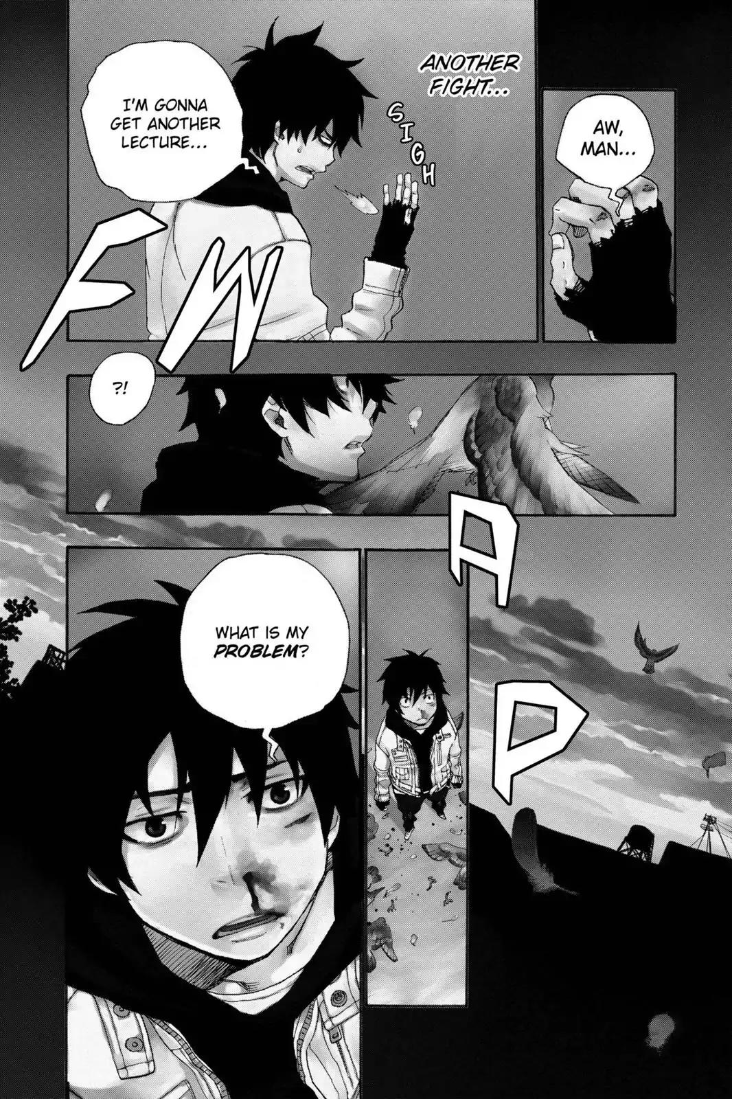 Ao no Exorcist Chapter 1 page 6 - Chapter 1: The Mockery of Satan