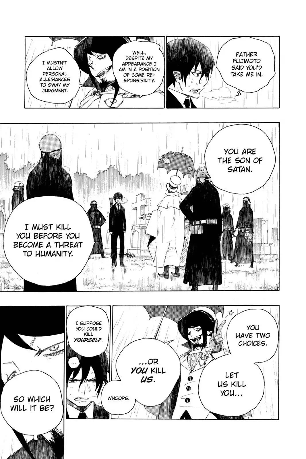 Ao no Exorcist Chapter 1 page 65 - Chapter 1: The Mockery of Satan