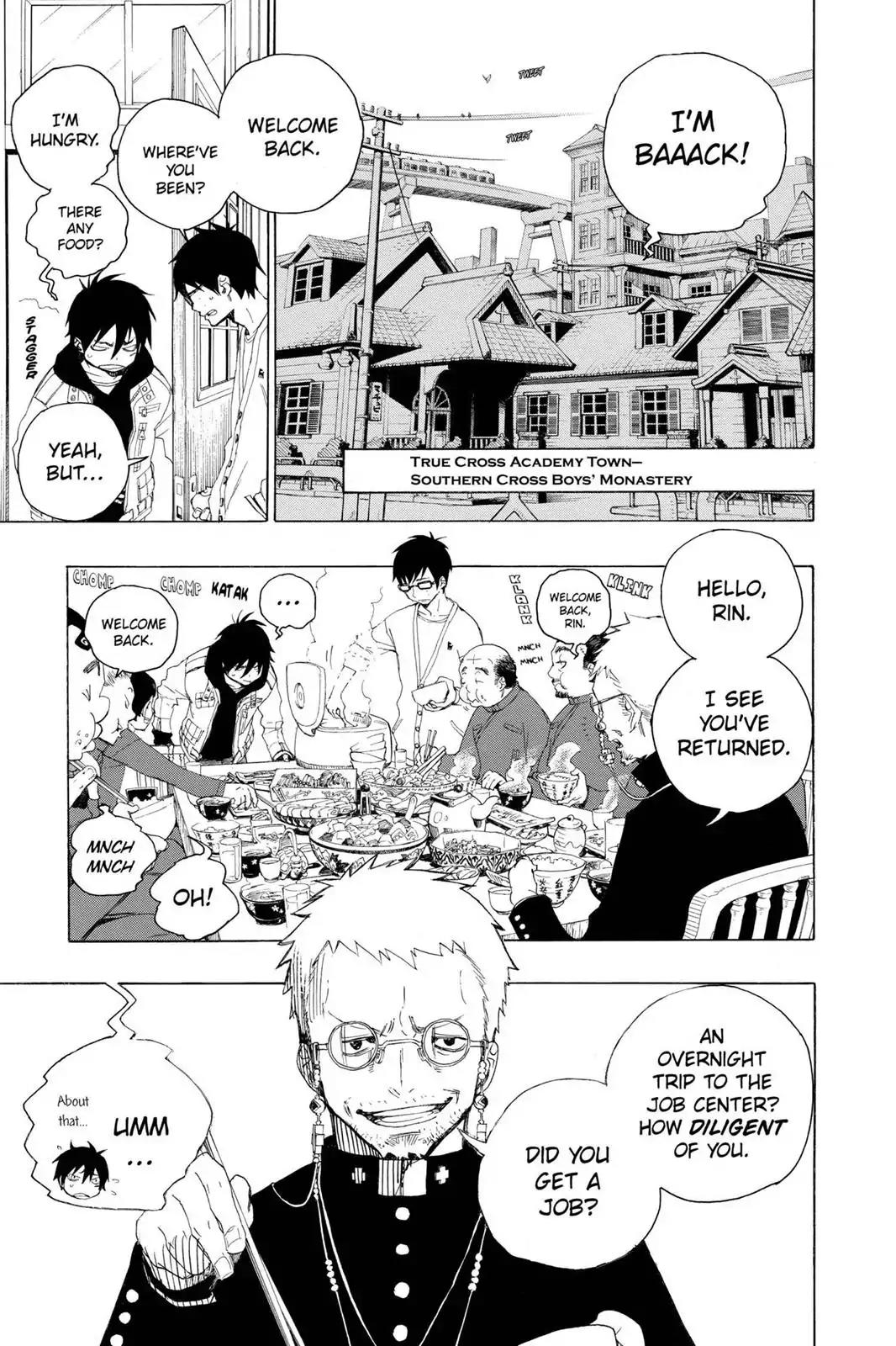 Ao no Exorcist Chapter 1 page 7 - Chapter 1: The Mockery of Satan
