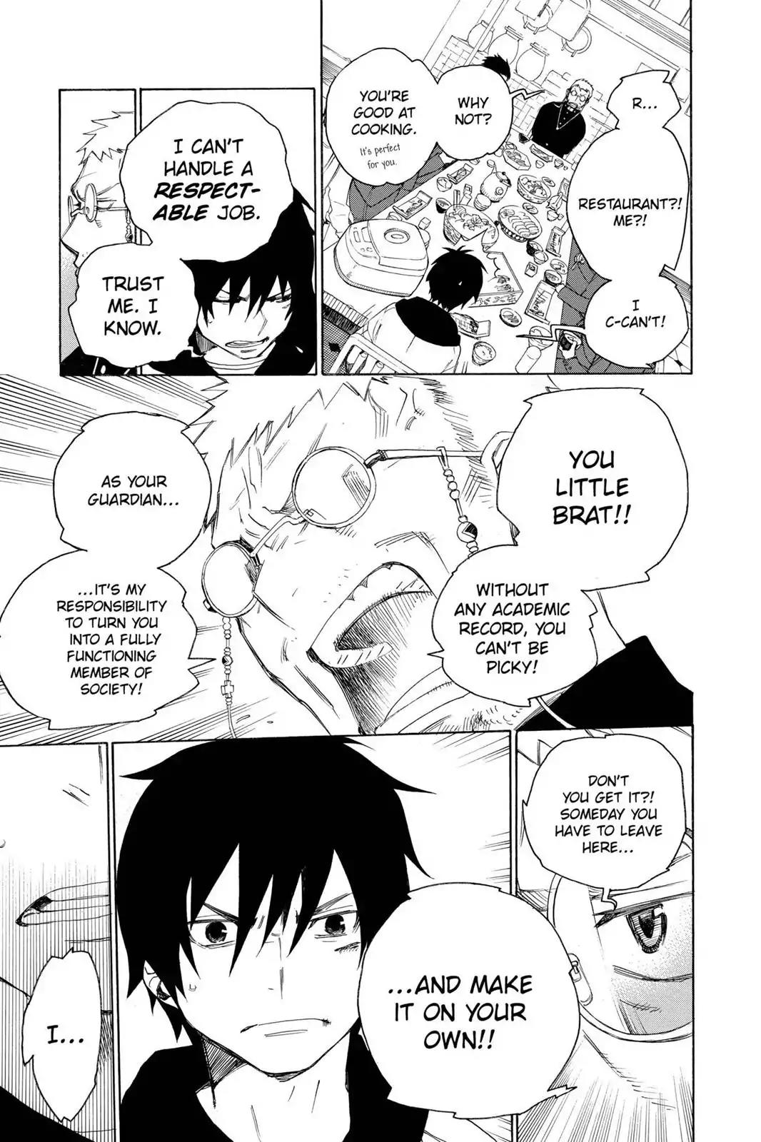 Ao no Exorcist Chapter 1 page 9 - Chapter 1: The Mockery of Satan