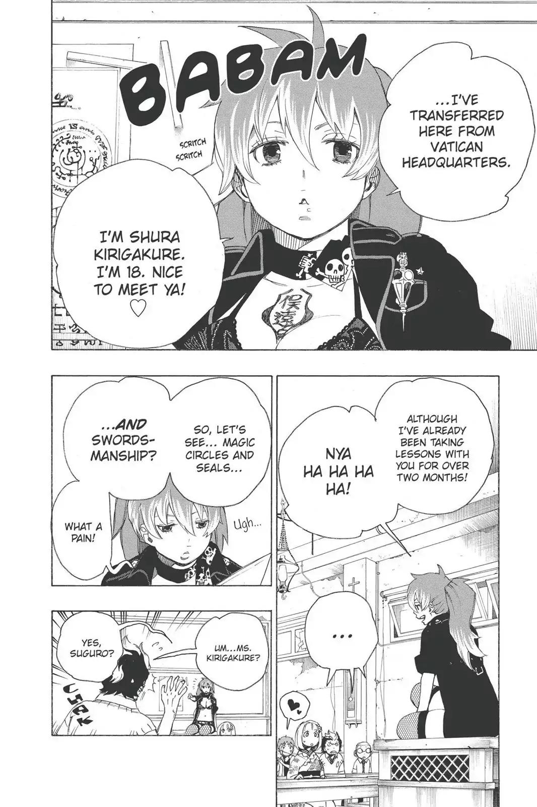 Ao no Exorcist Chapter 10 page 38 - Chapter 10: Proof