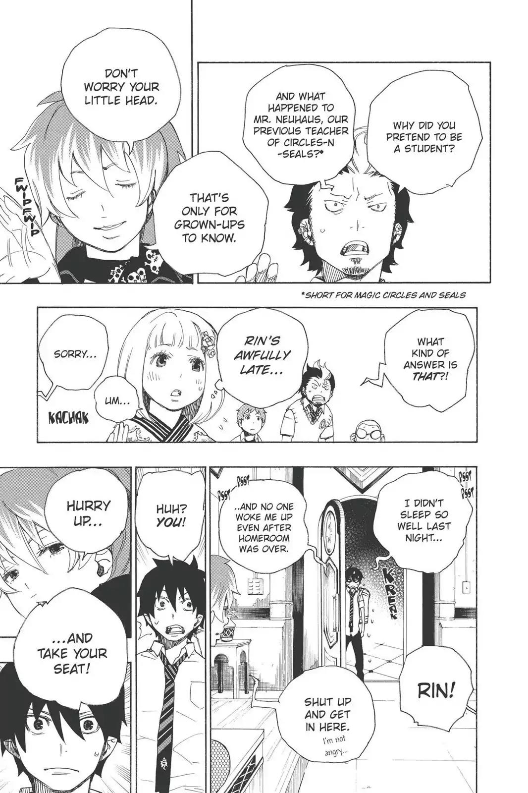 Ao no Exorcist Chapter 10 page 39 - Chapter 10: Proof