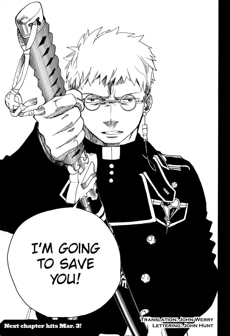 Ao no Exorcist Chapter 108 page 35 - Chapter 108: SsC23: 17C